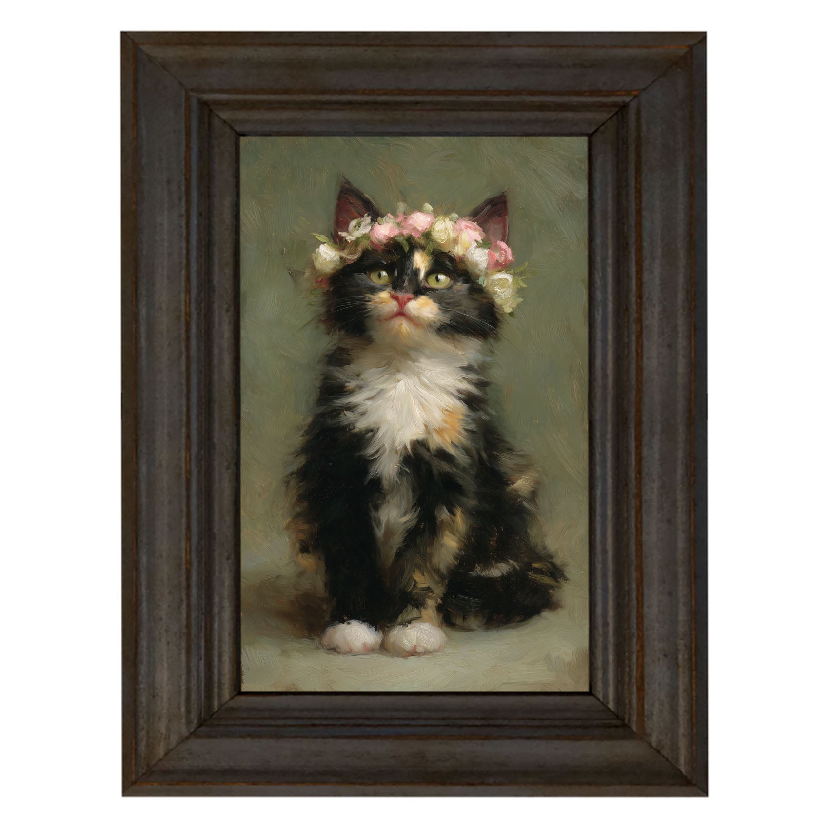Spring Season Calico Cat