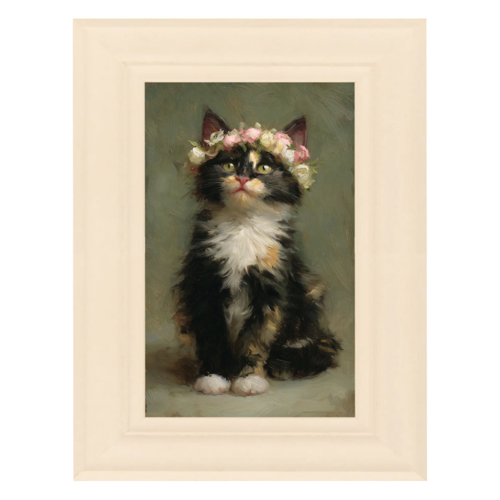 Spring Season Calico Cat