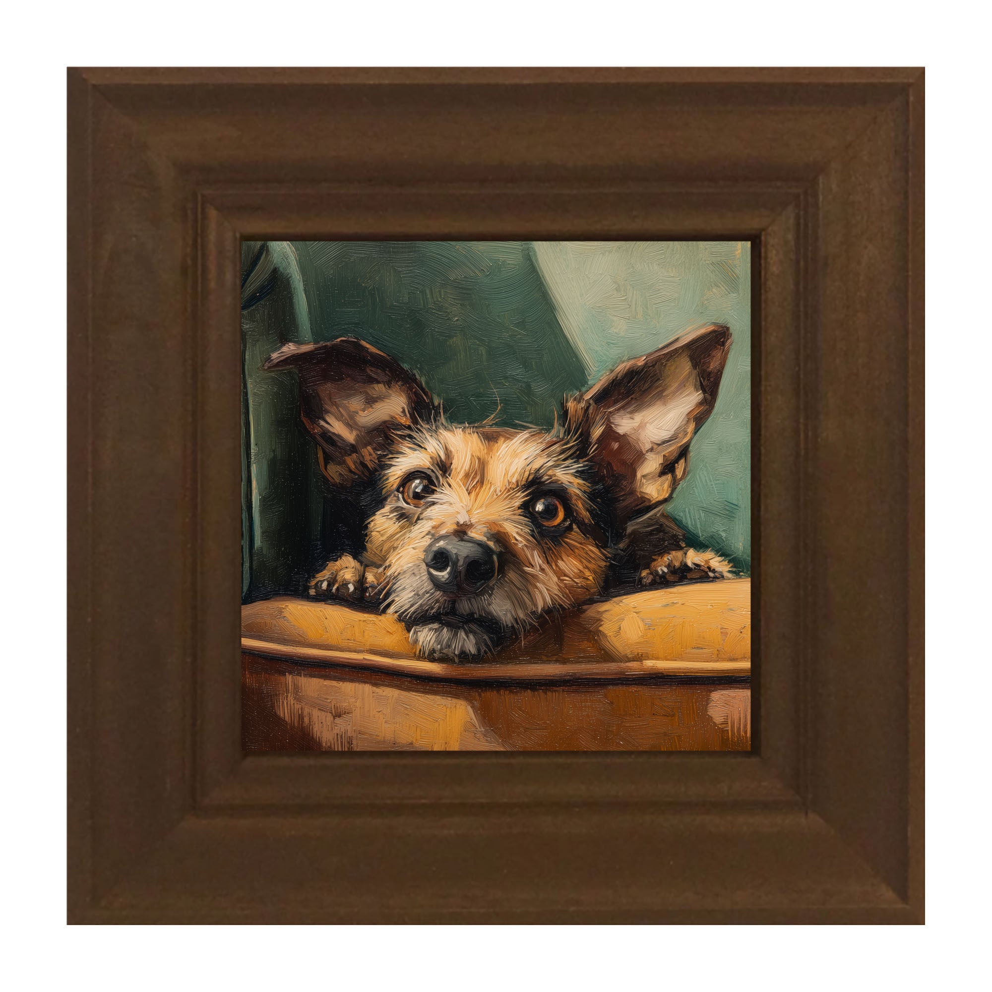 Armchair with Dachshund-Chihuahua-Yorkie Dog