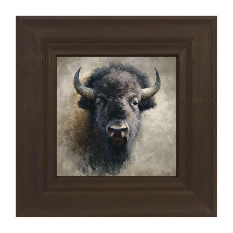Farm Life Portrait - Black Buffalo
