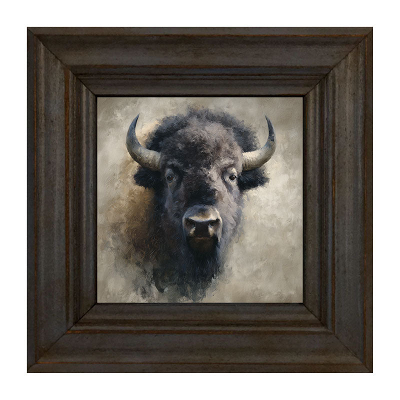 Farm Life Portrait - Black Buffalo