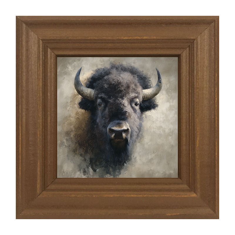 Farm Life Portrait - Black Buffalo