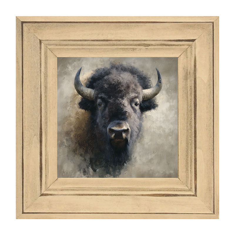 Farm Life Portrait - Black Buffalo
