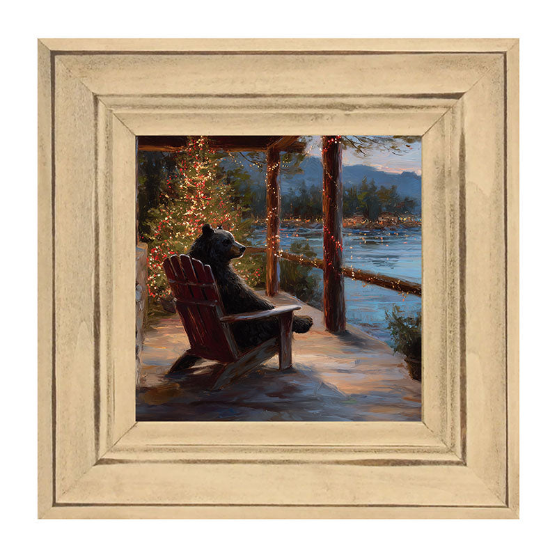 Adirondack Bear at Christmas Time