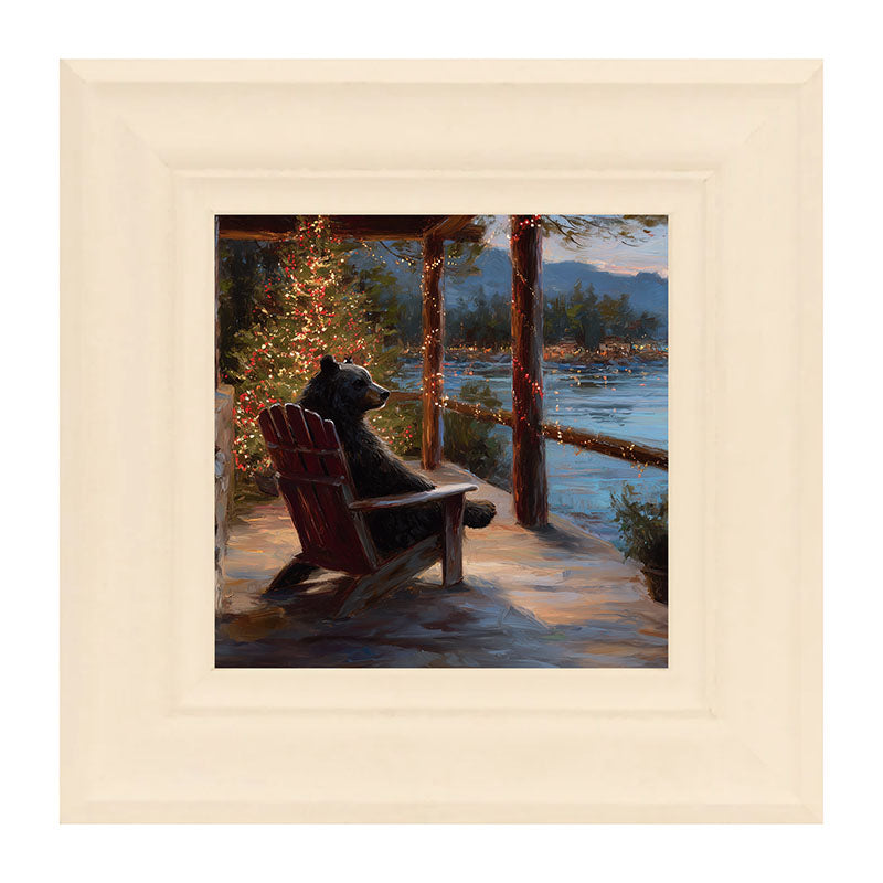 Adirondack Bear at Christmas Time