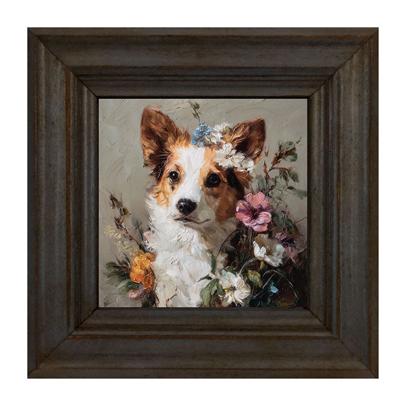 Spring Season Corgi