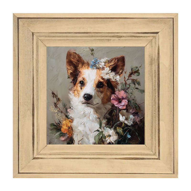 Spring Season Corgi