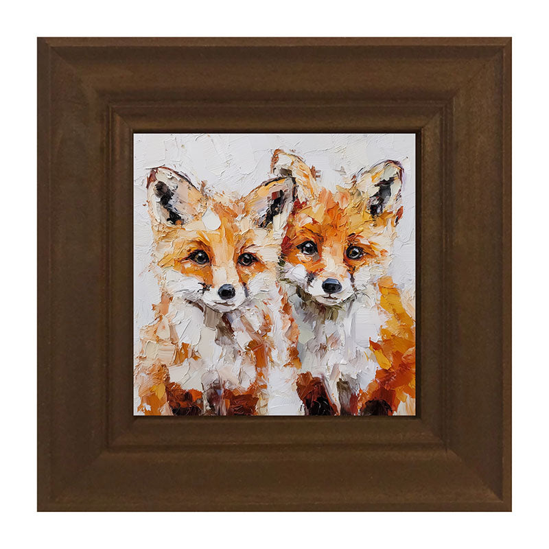 Animal Buddies - Posing Foxes