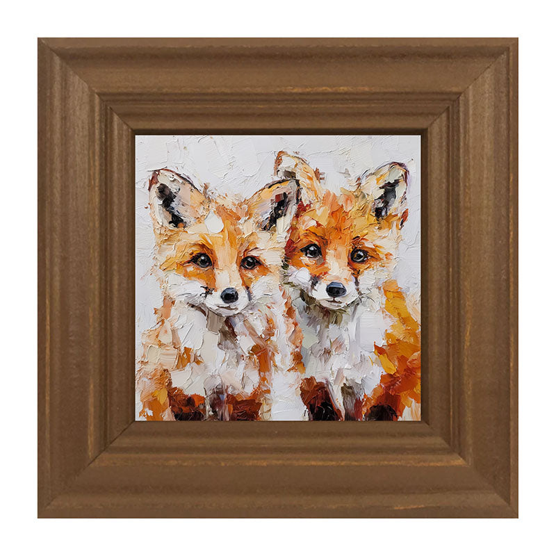 Animal Buddies - Posing Foxes