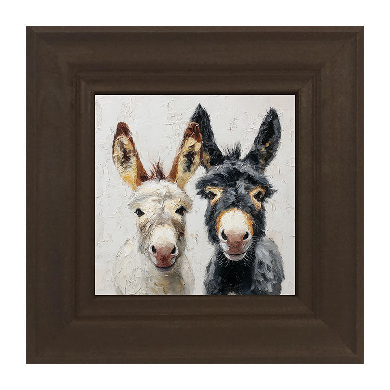 Animal Buddies - Posing Donkeys