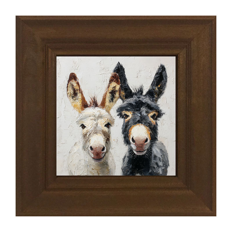 Animal Buddies - Posing Donkeys