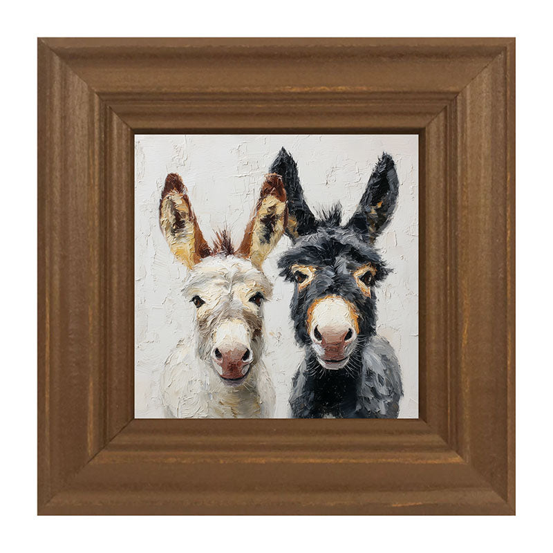 Animal Buddies - Posing Donkeys
