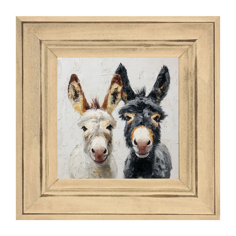 Animal Buddies - Posing Donkeys