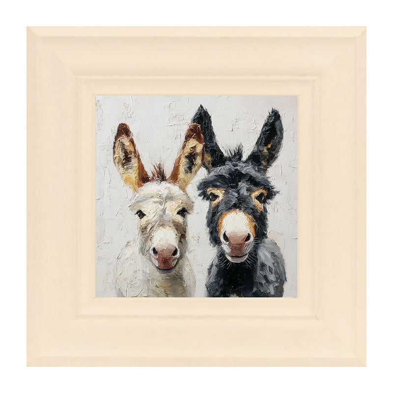 Animal Buddies - Posing Donkeys