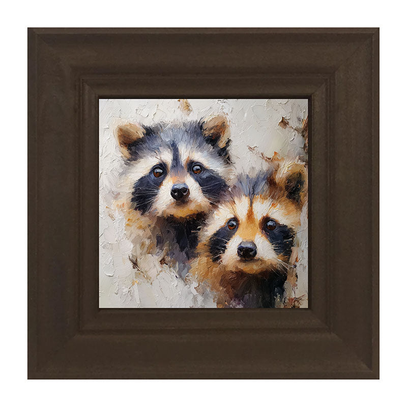 Animal Buddies - Posing Raccoons