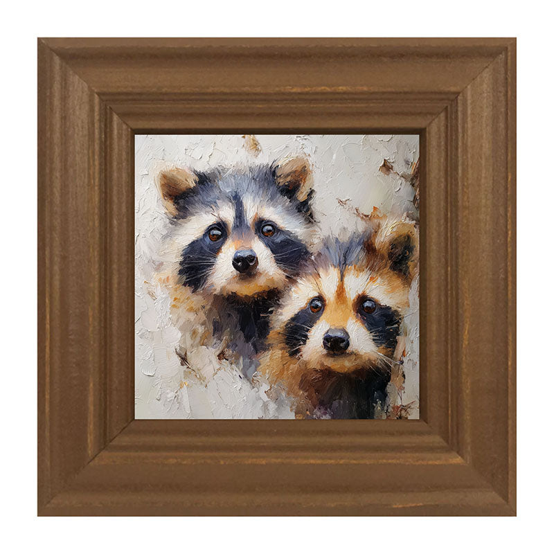 Animal Buddies - Posing Raccoons