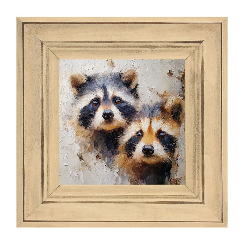Animal Buddies - Posing Raccoons