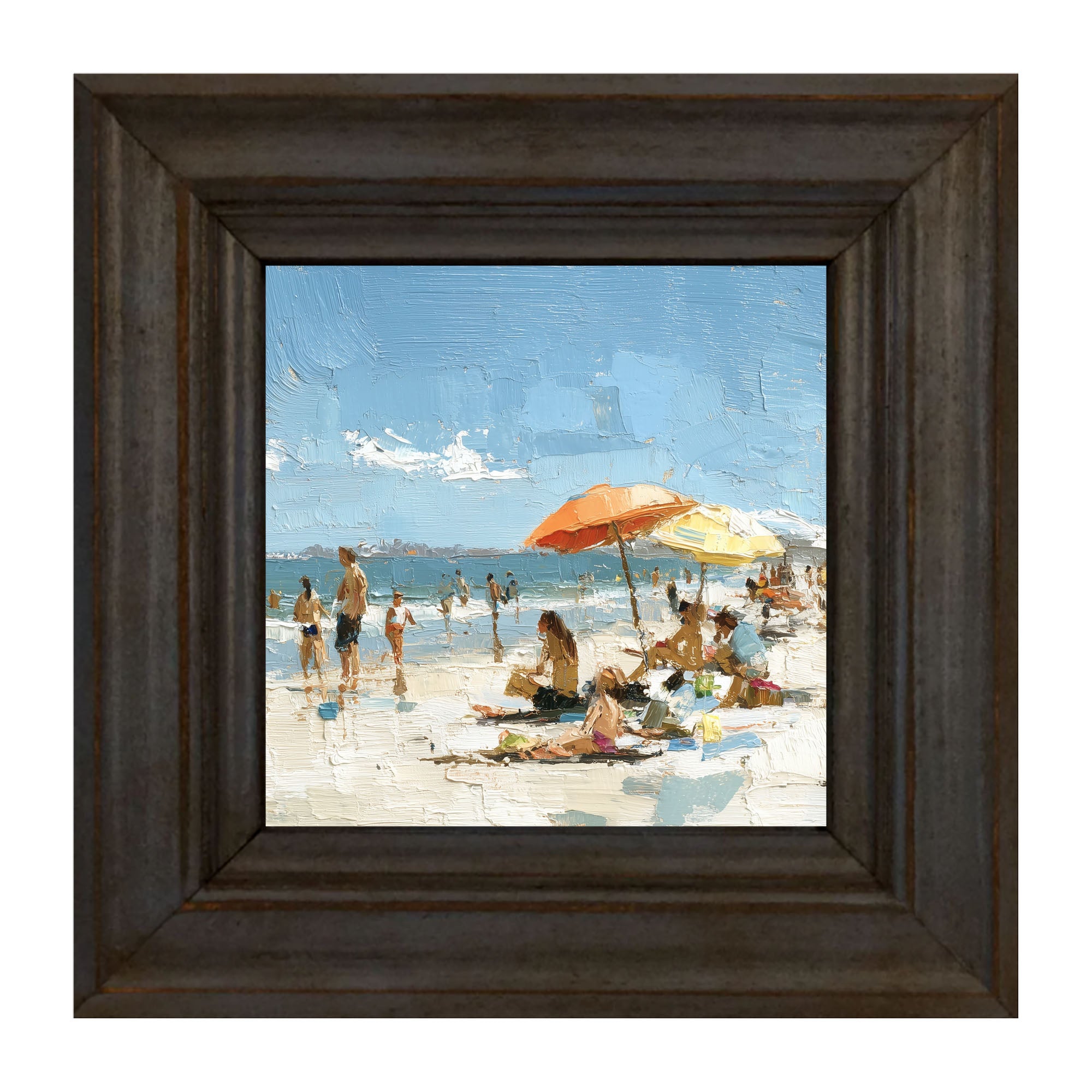 Beach Time - Orange Umbrella