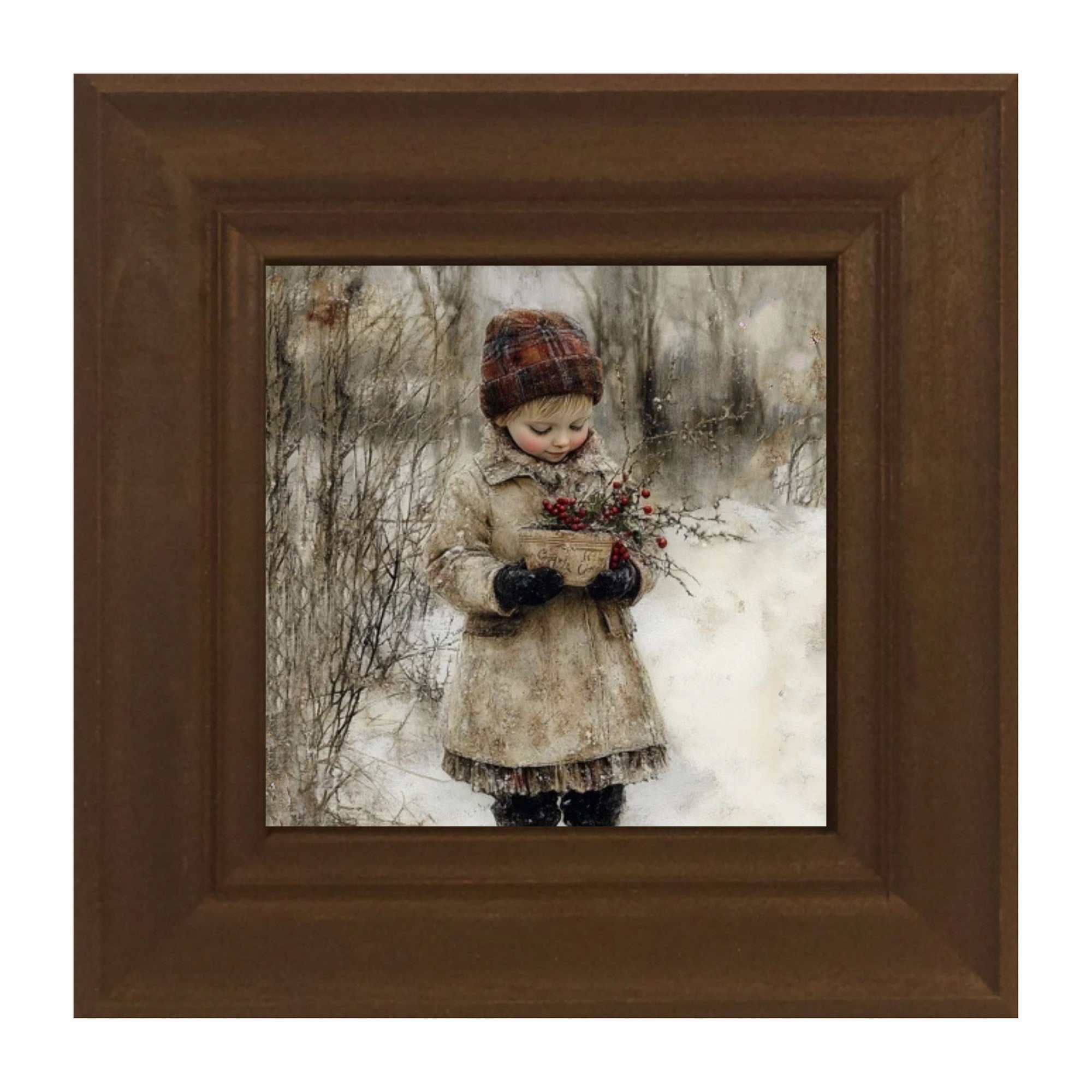 Girl with Red Berries