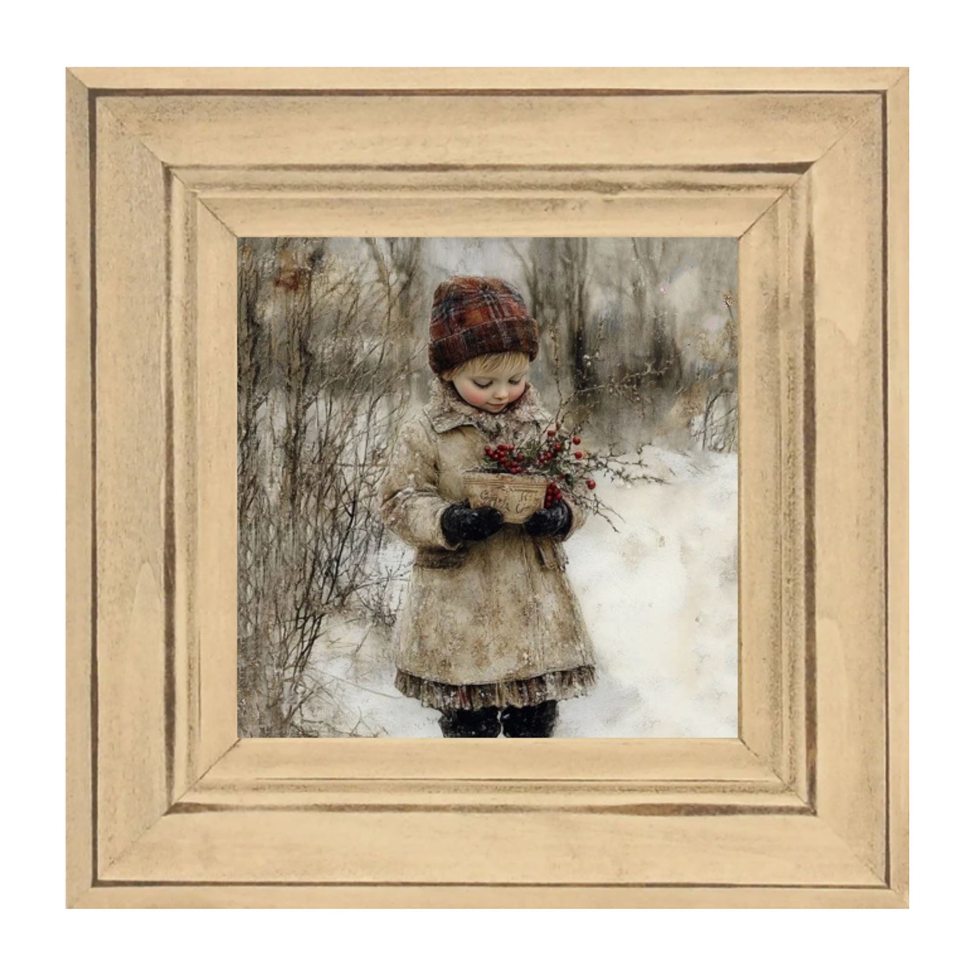 Girl with Red Berries