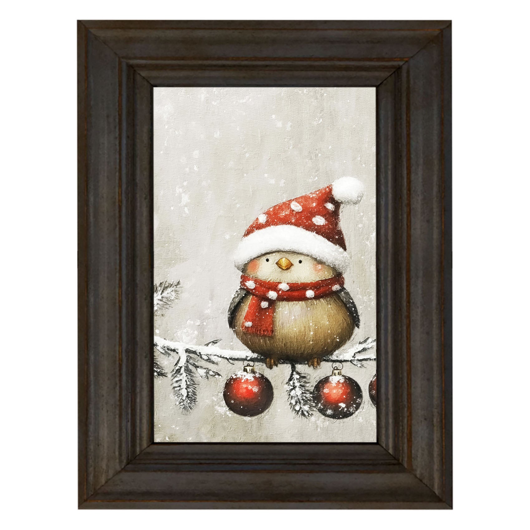Christmas bird with Ornaments