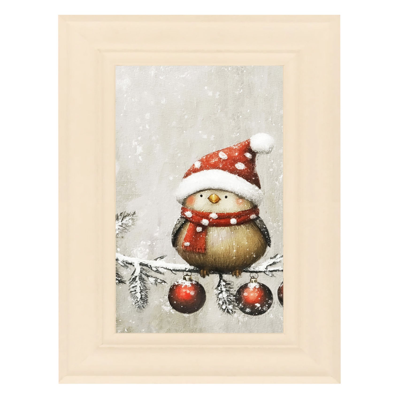 Christmas bird with Ornaments