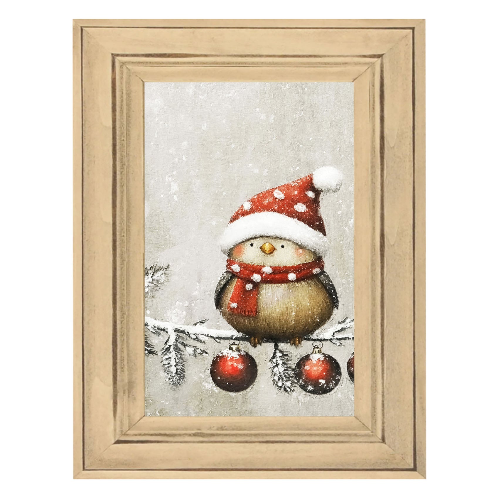 Christmas bird with Ornaments