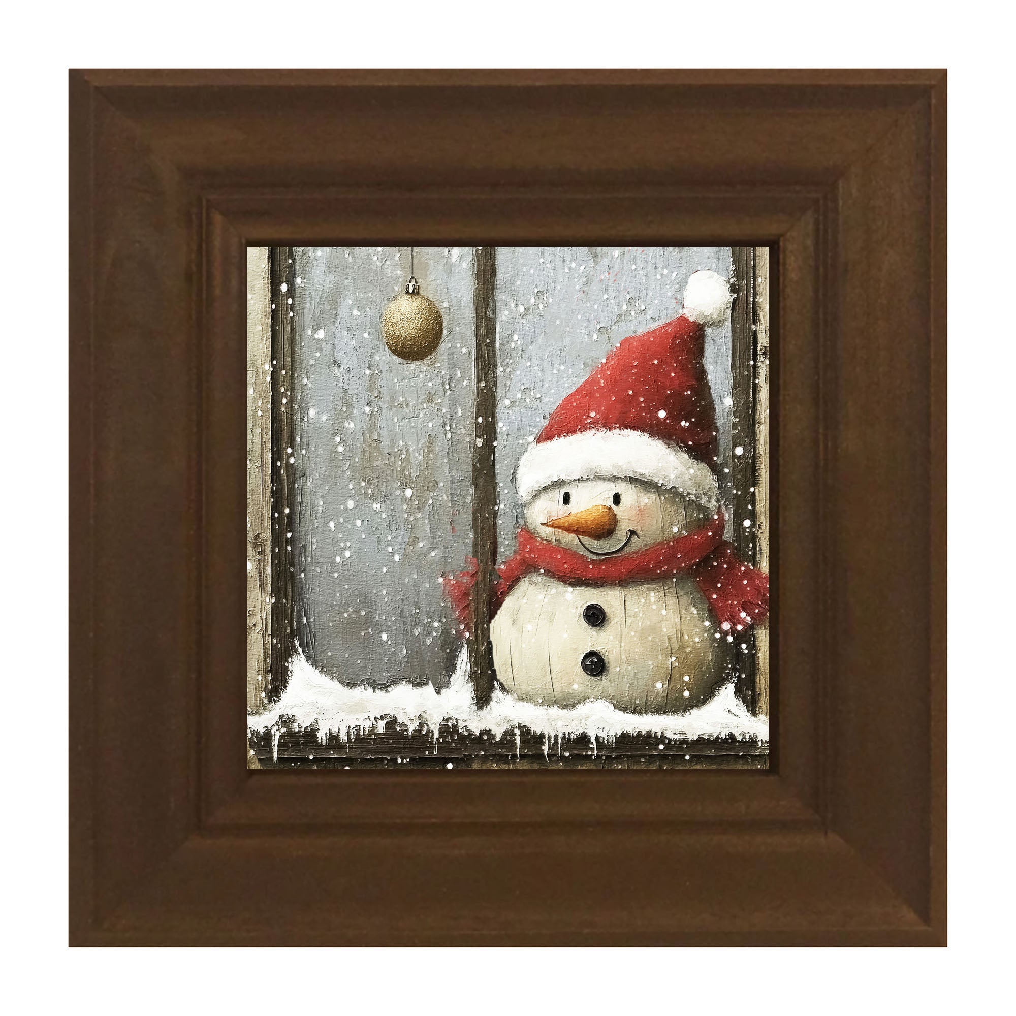 Snowman with Ornaments