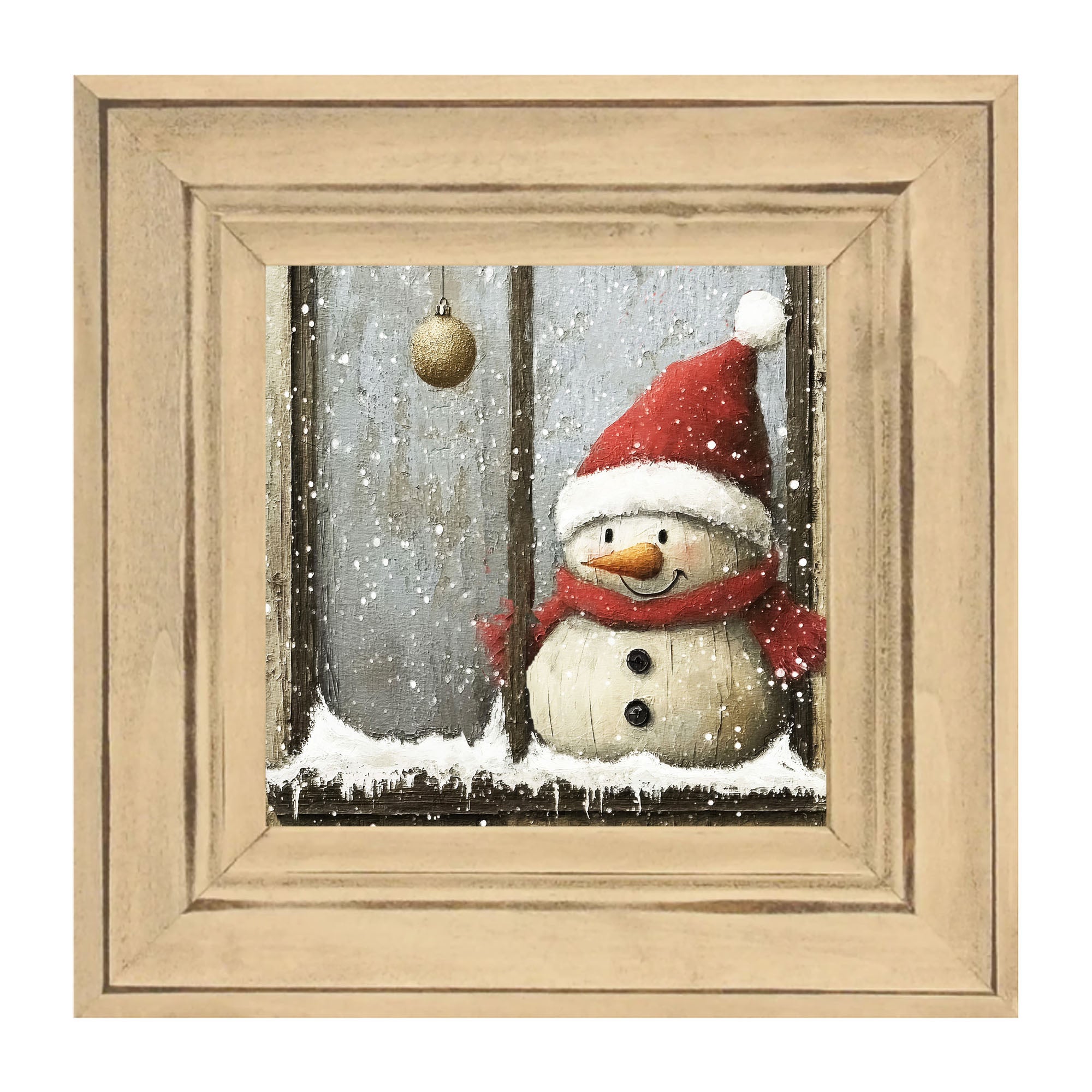 Snowman with Ornaments