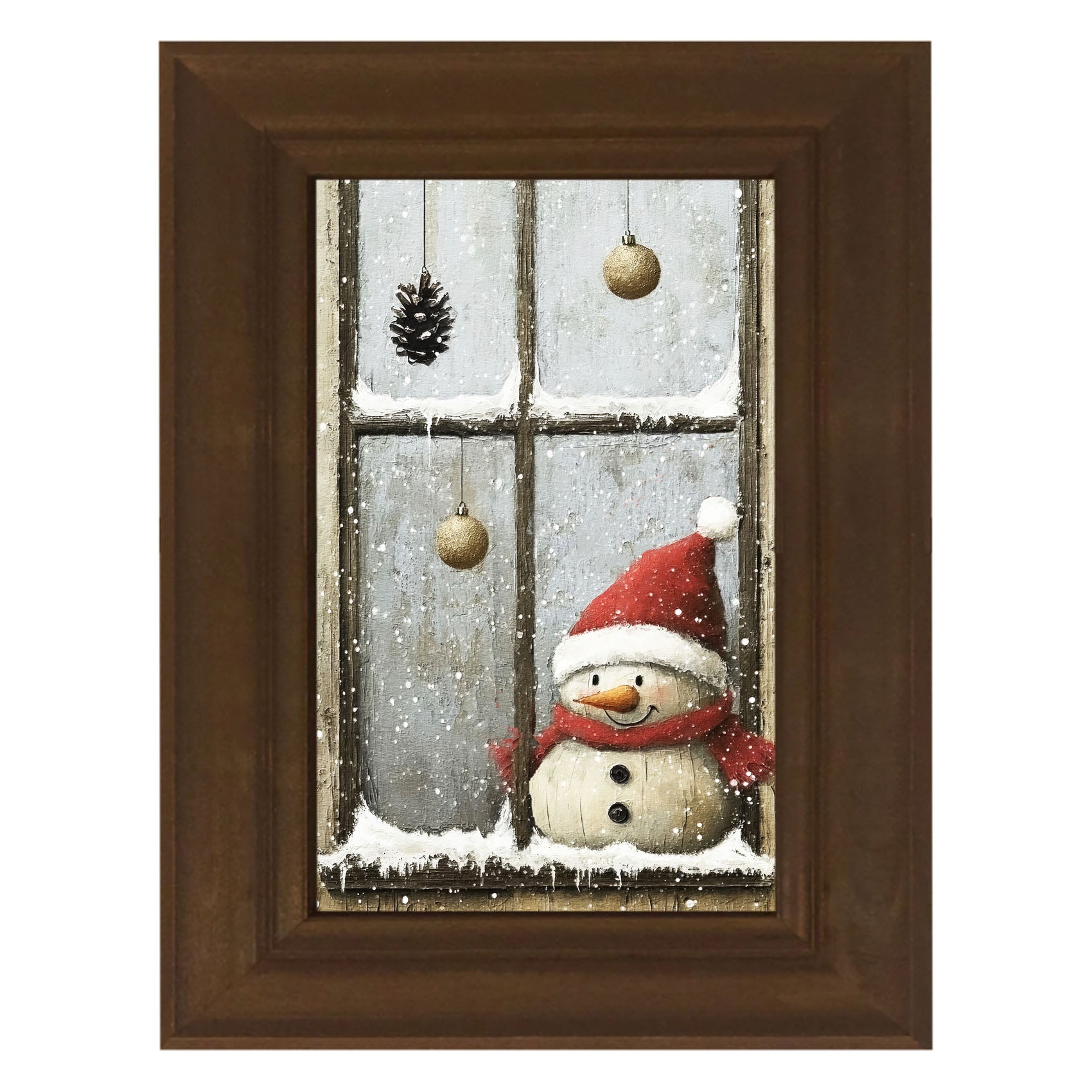 Snowman with Ornaments