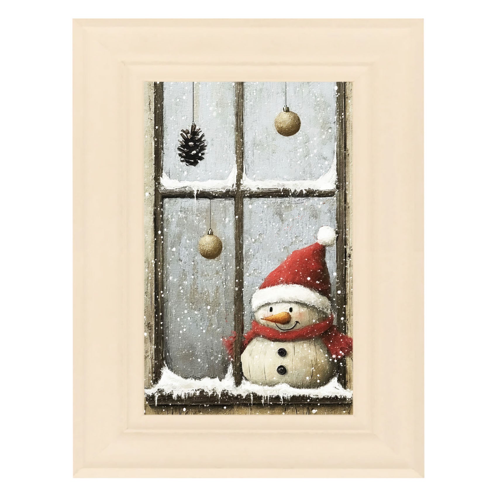 Snowman with Ornaments