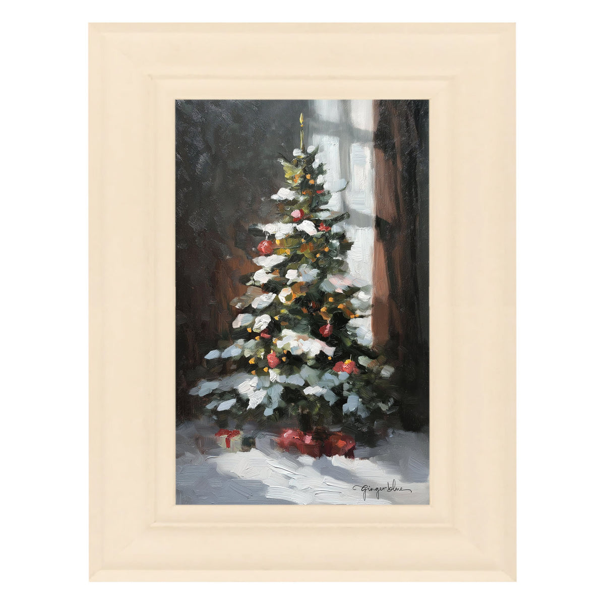 Christmas Tree near Window