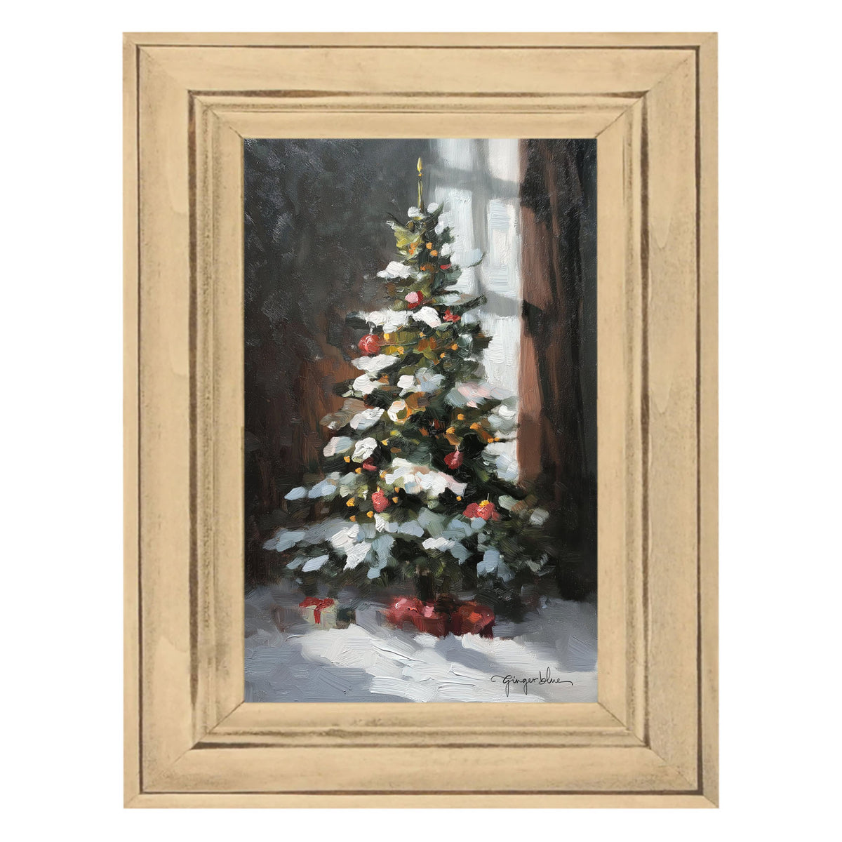 Christmas Tree near Window