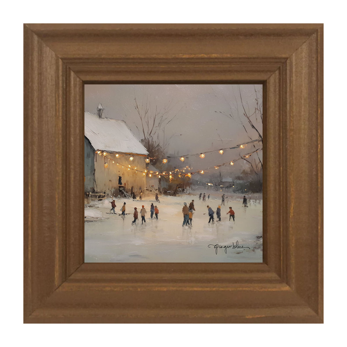 Ice Skating at the Farm
