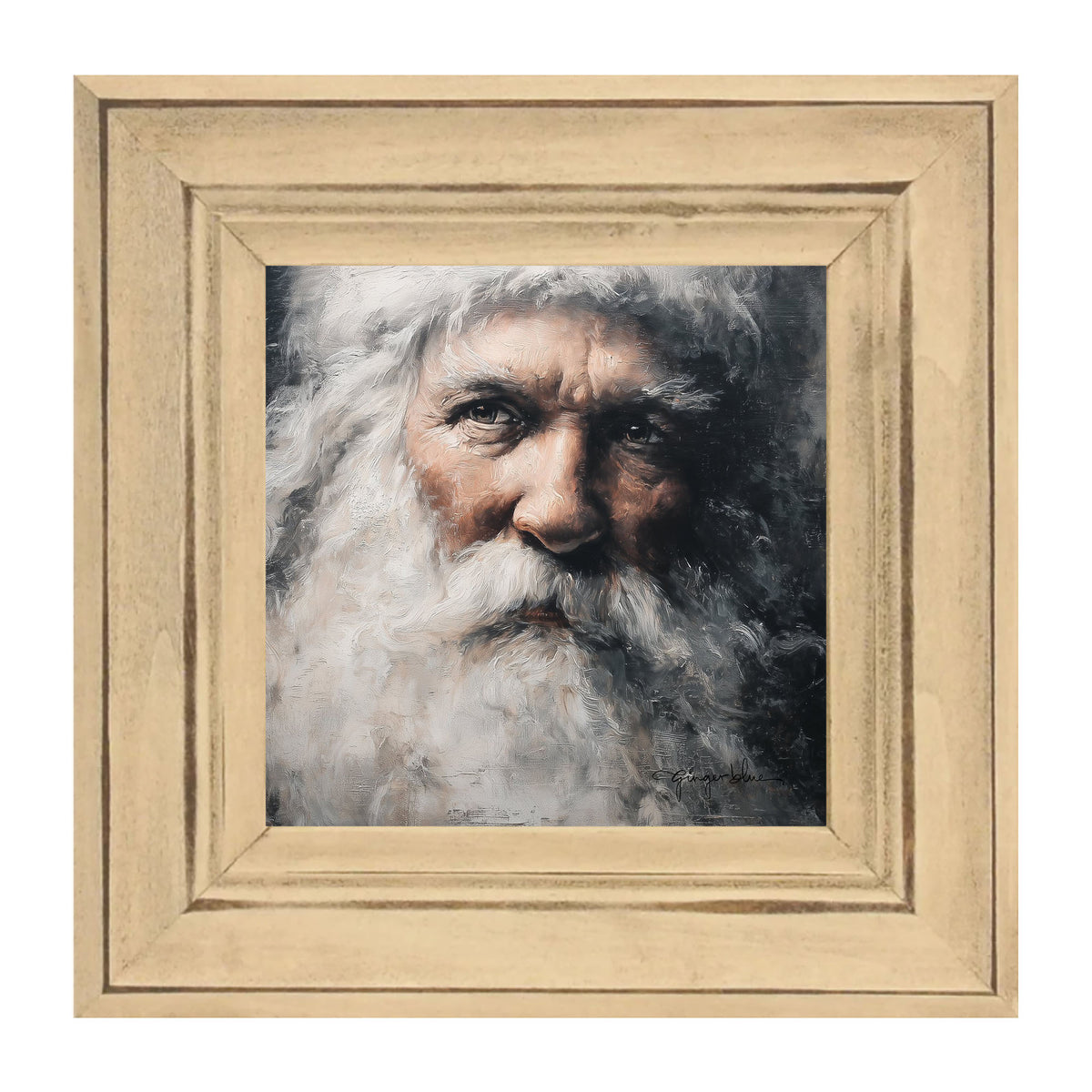 Gazing Santa