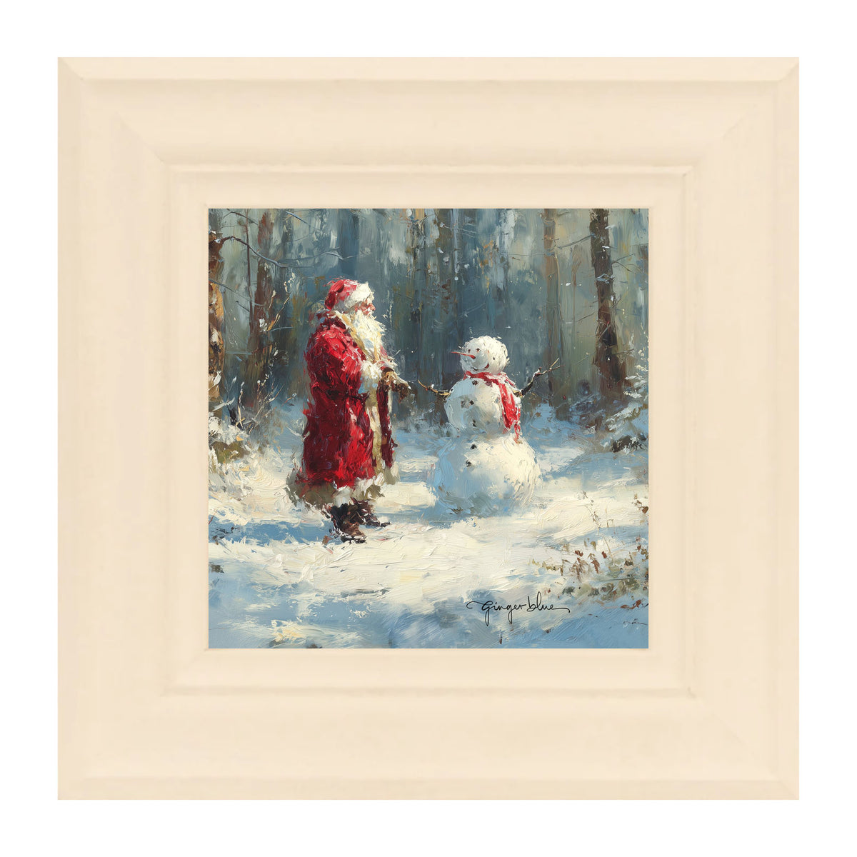 Santa and the Snowman