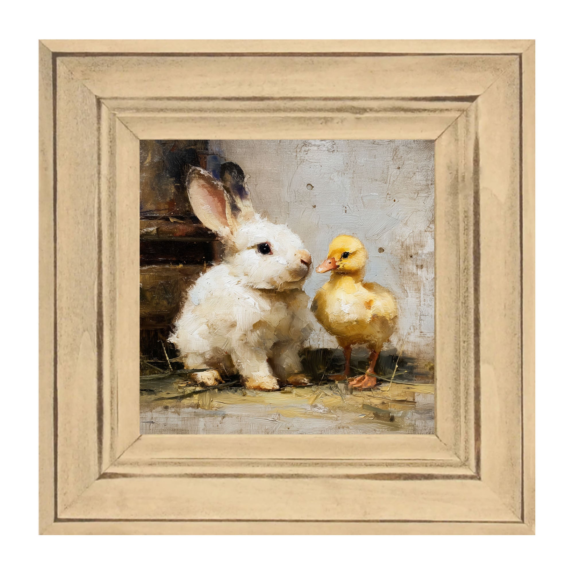 White Rabbit with Duck