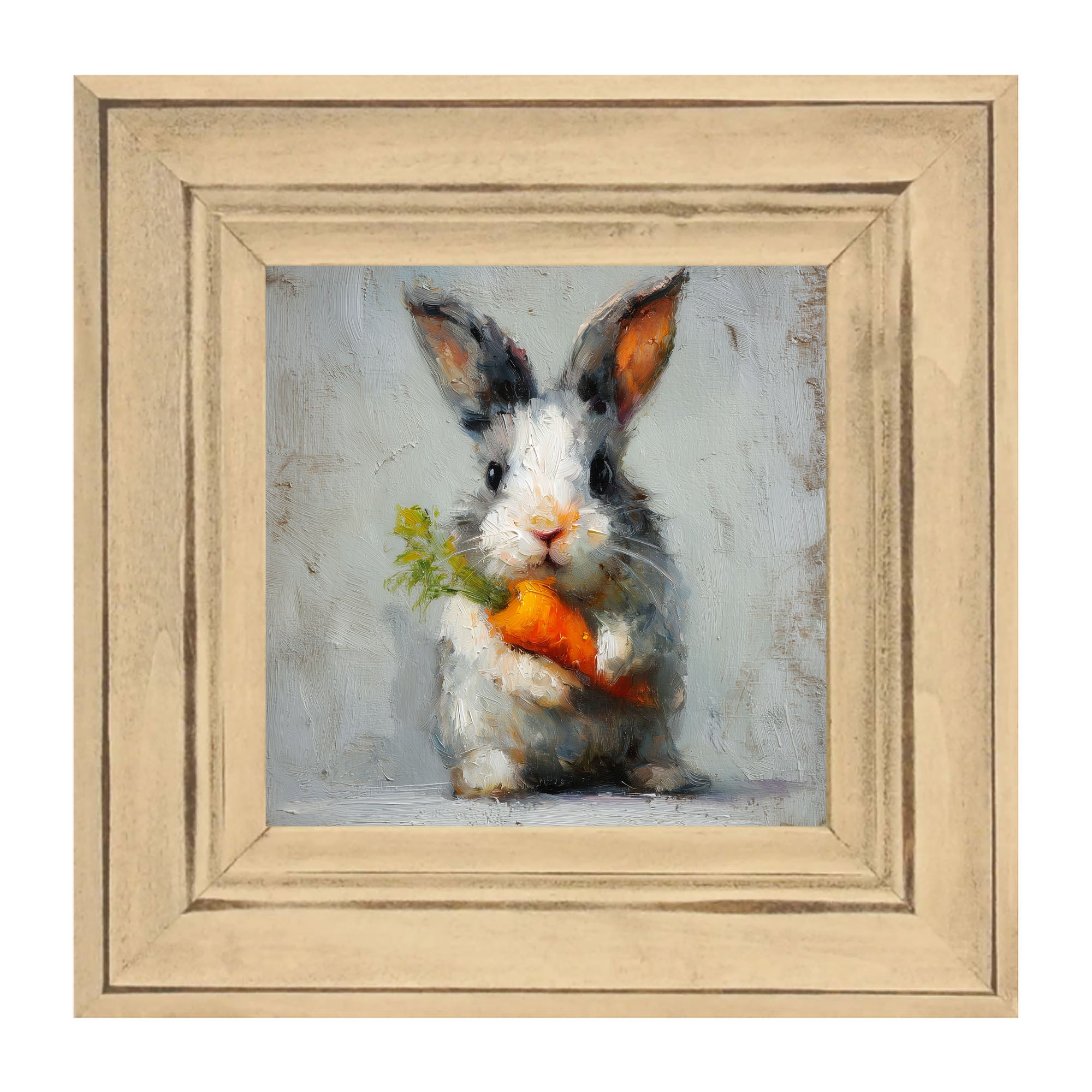 Bunny holding Carrot