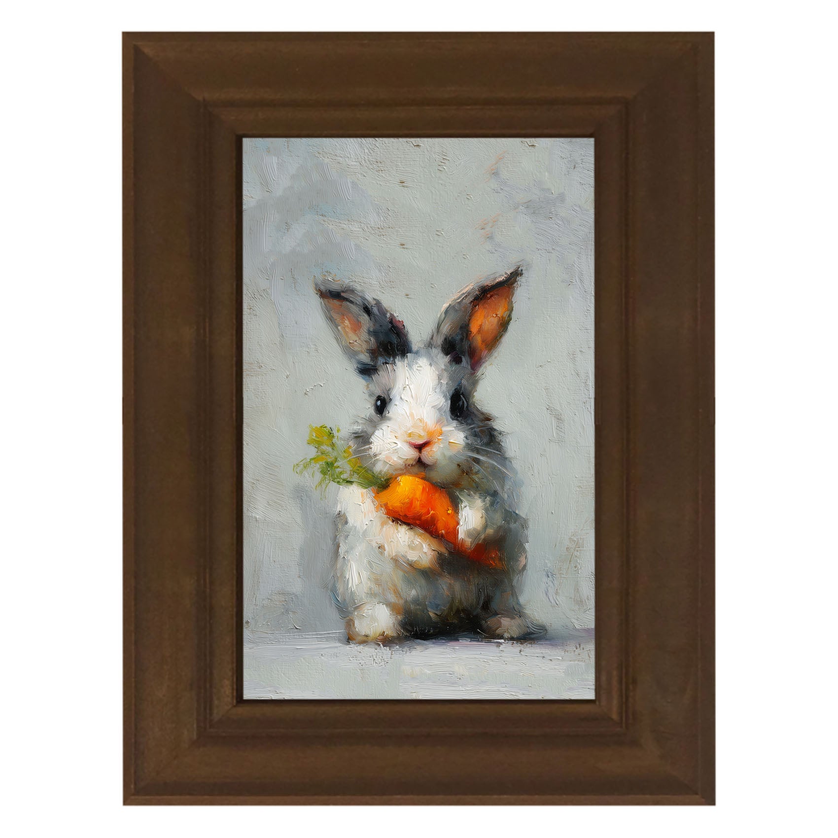 Bunny holding Carrot