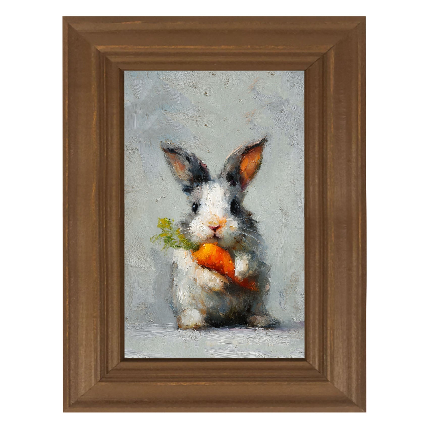 Bunny holding Carrot