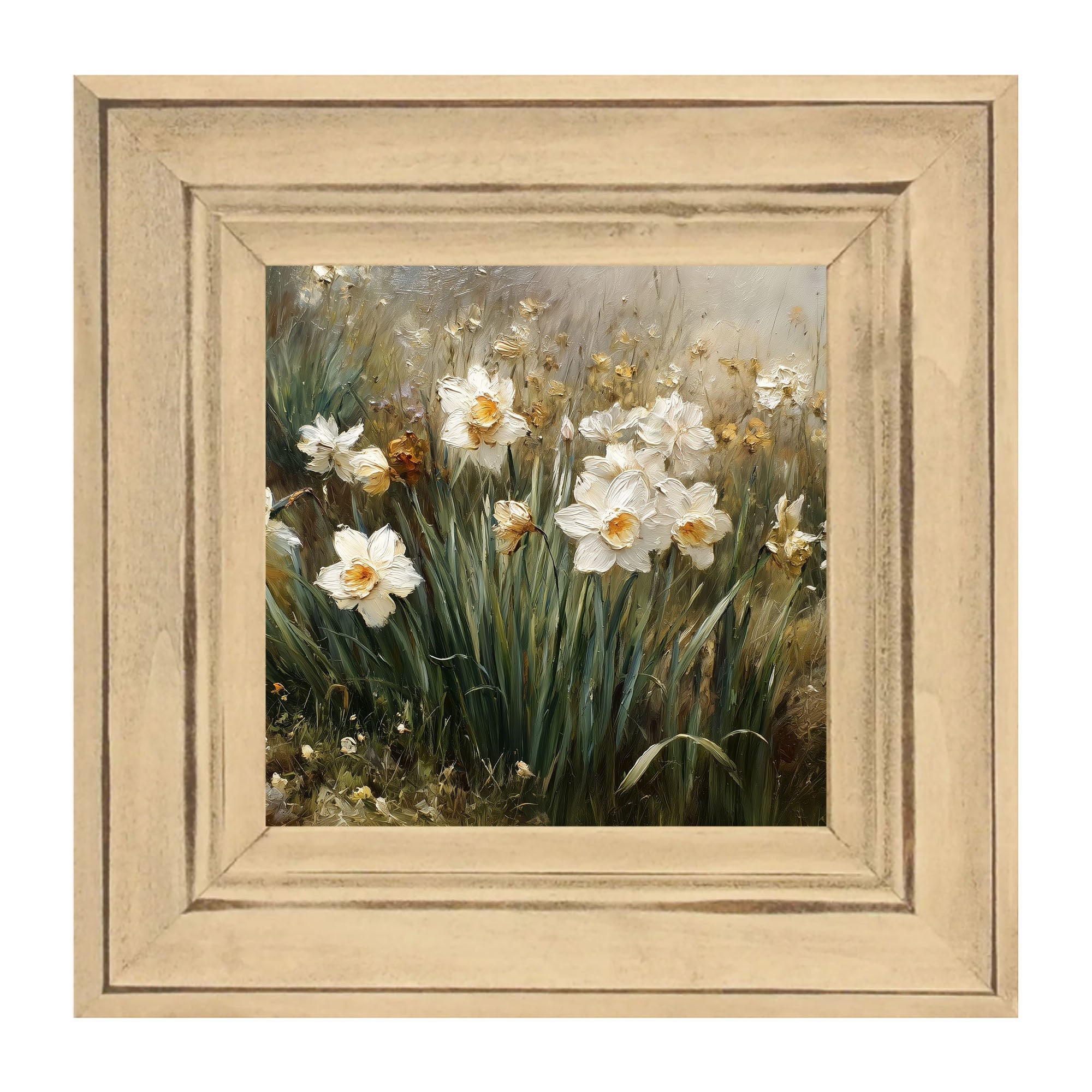 Patch of White Daffodils