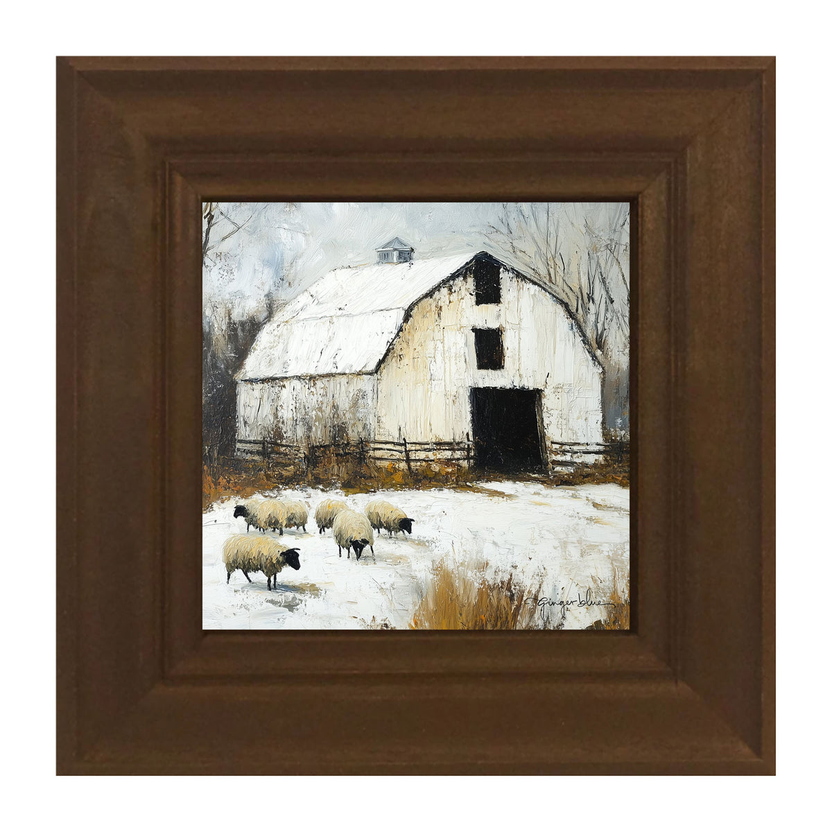 Sheep in Winter