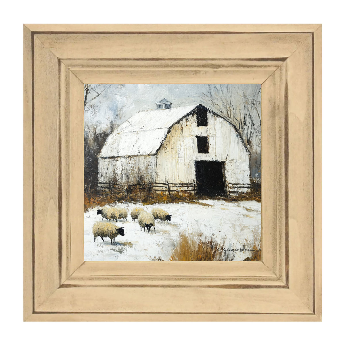 Sheep in Winter
