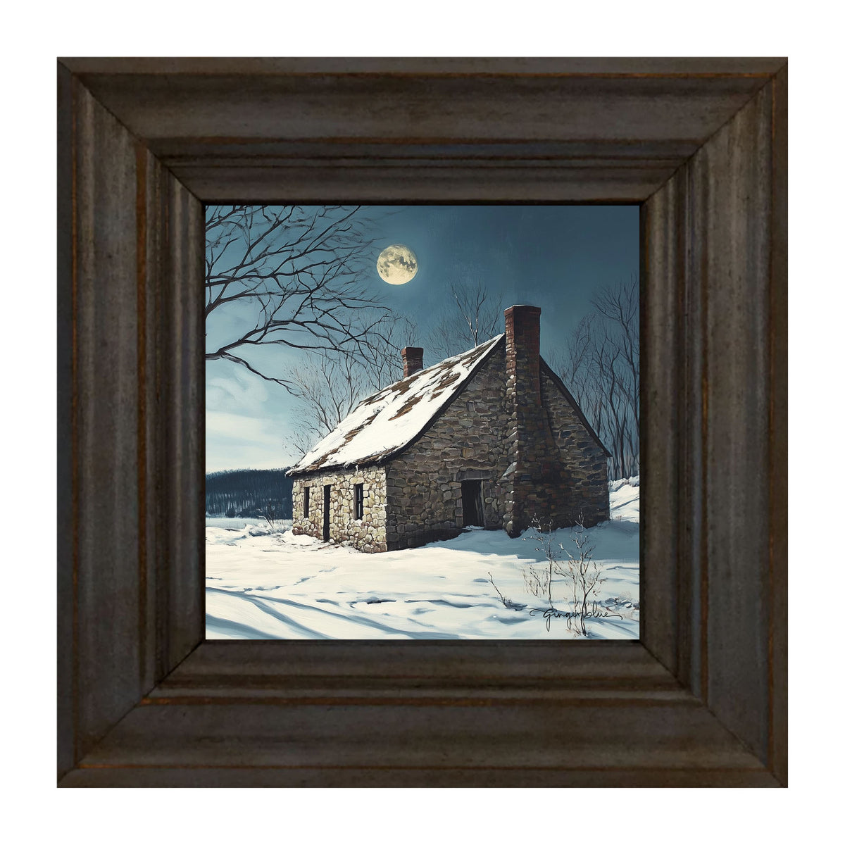 Moon-lit Country House