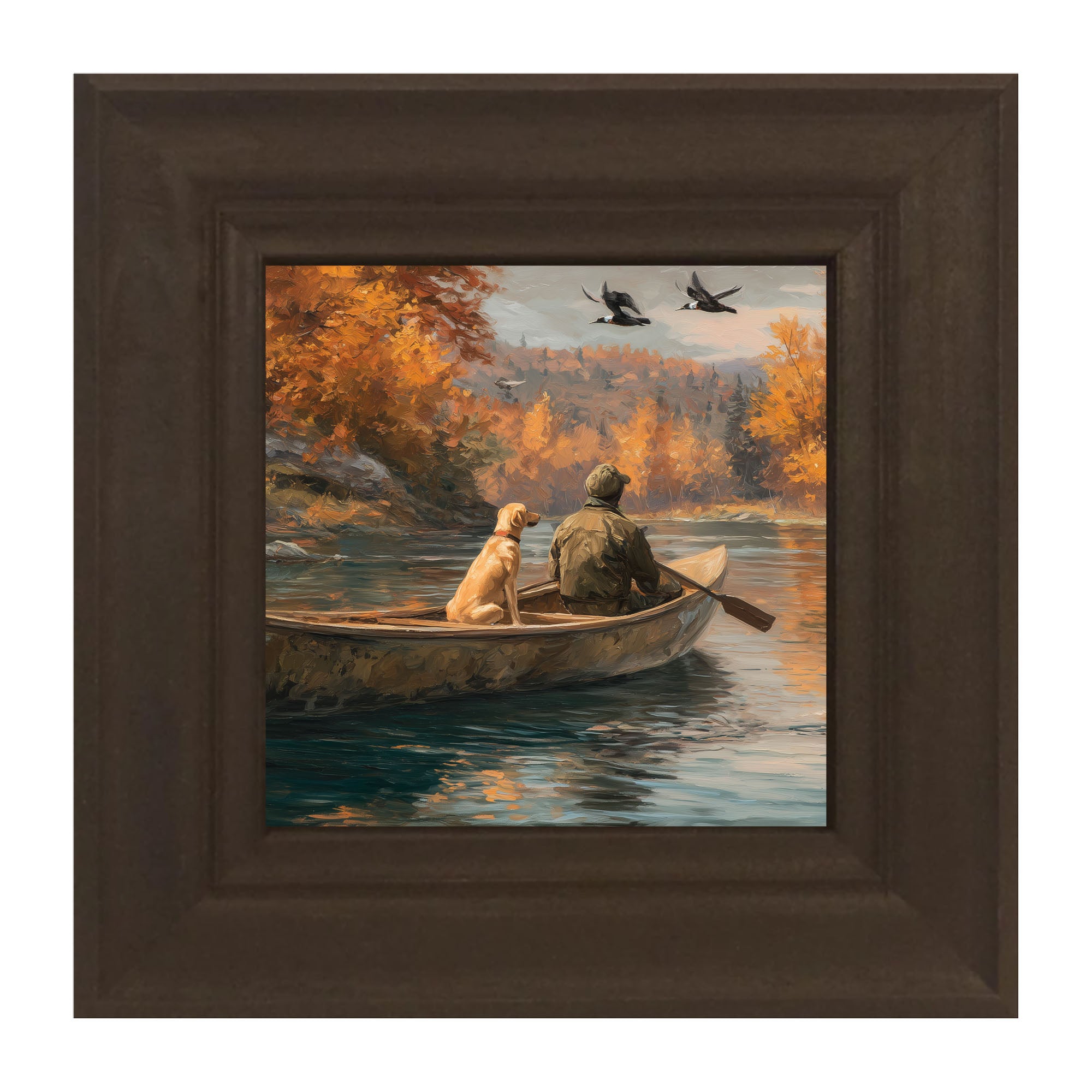 Fishing - Man with Dog