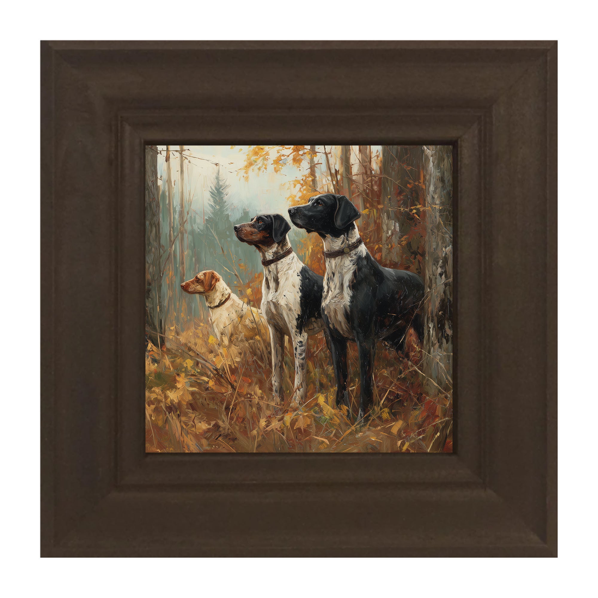 Hunting Season - Dogs in the Woods