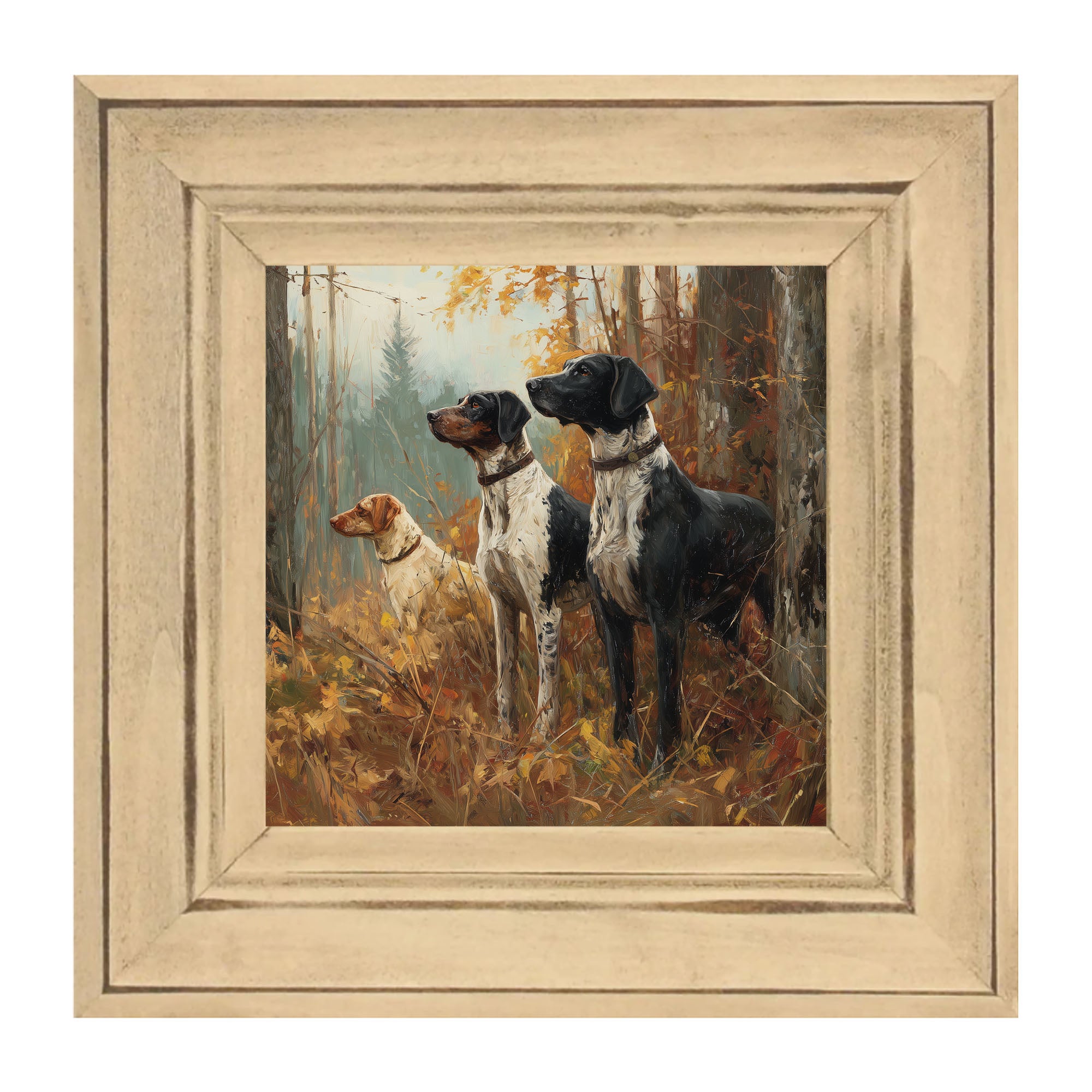 Hunting Season - Dogs in the Woods