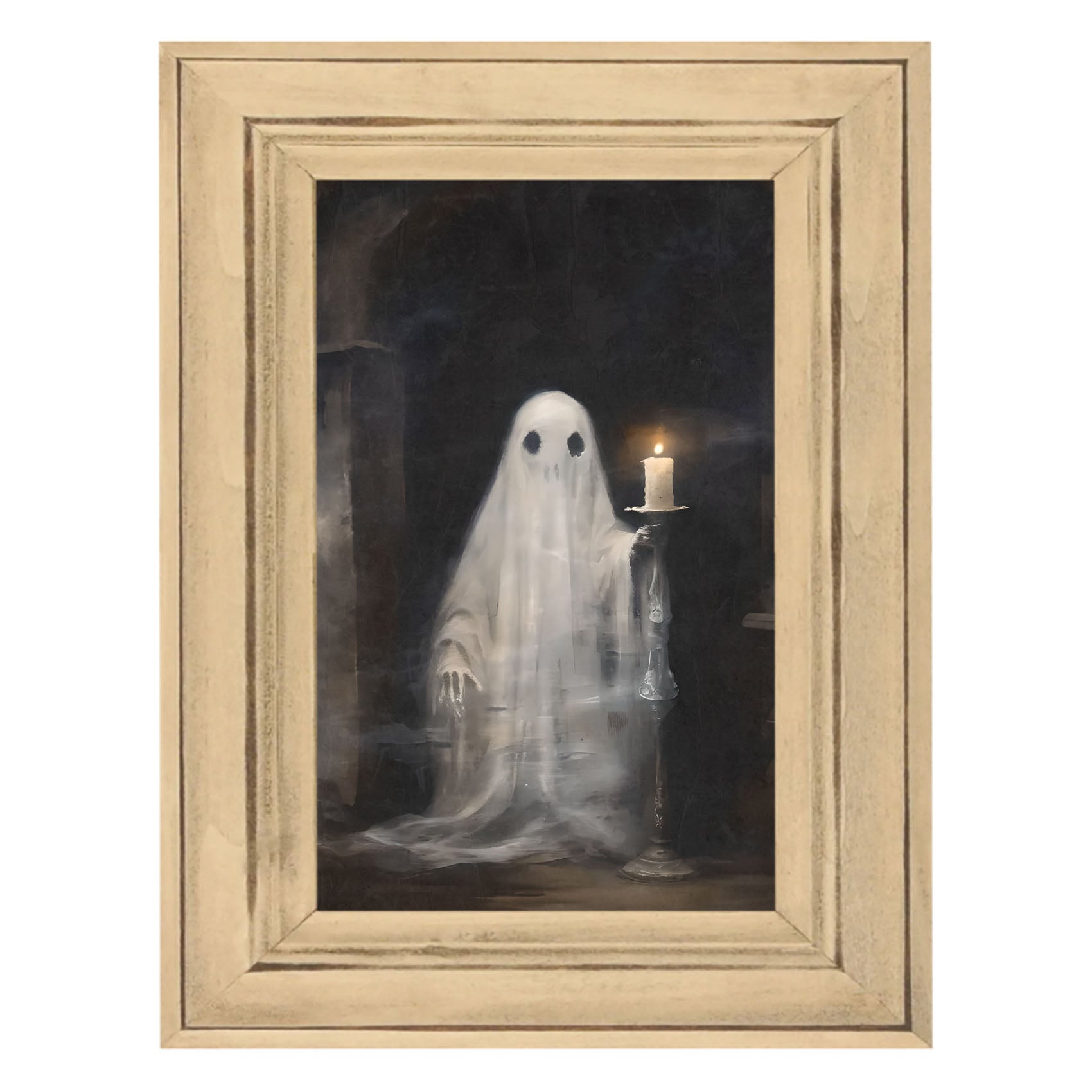 Ghost holding a candle