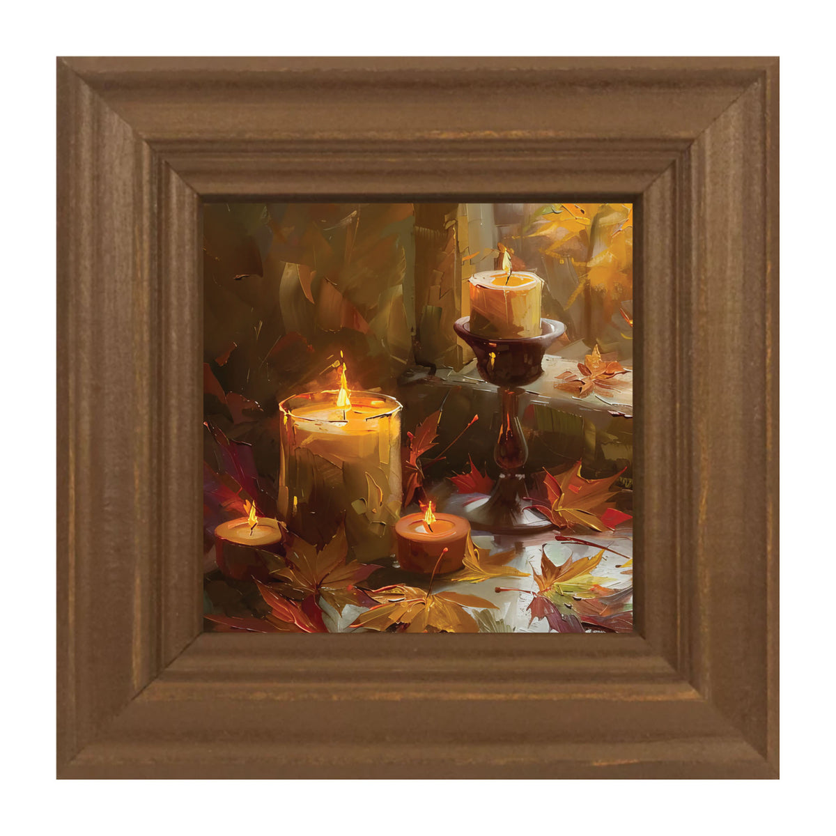 Candles and Leaves