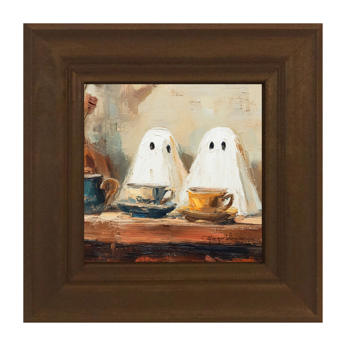 Ghosts Enjoying Tea